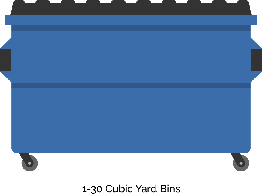 1-6 Cubic Yard Bins