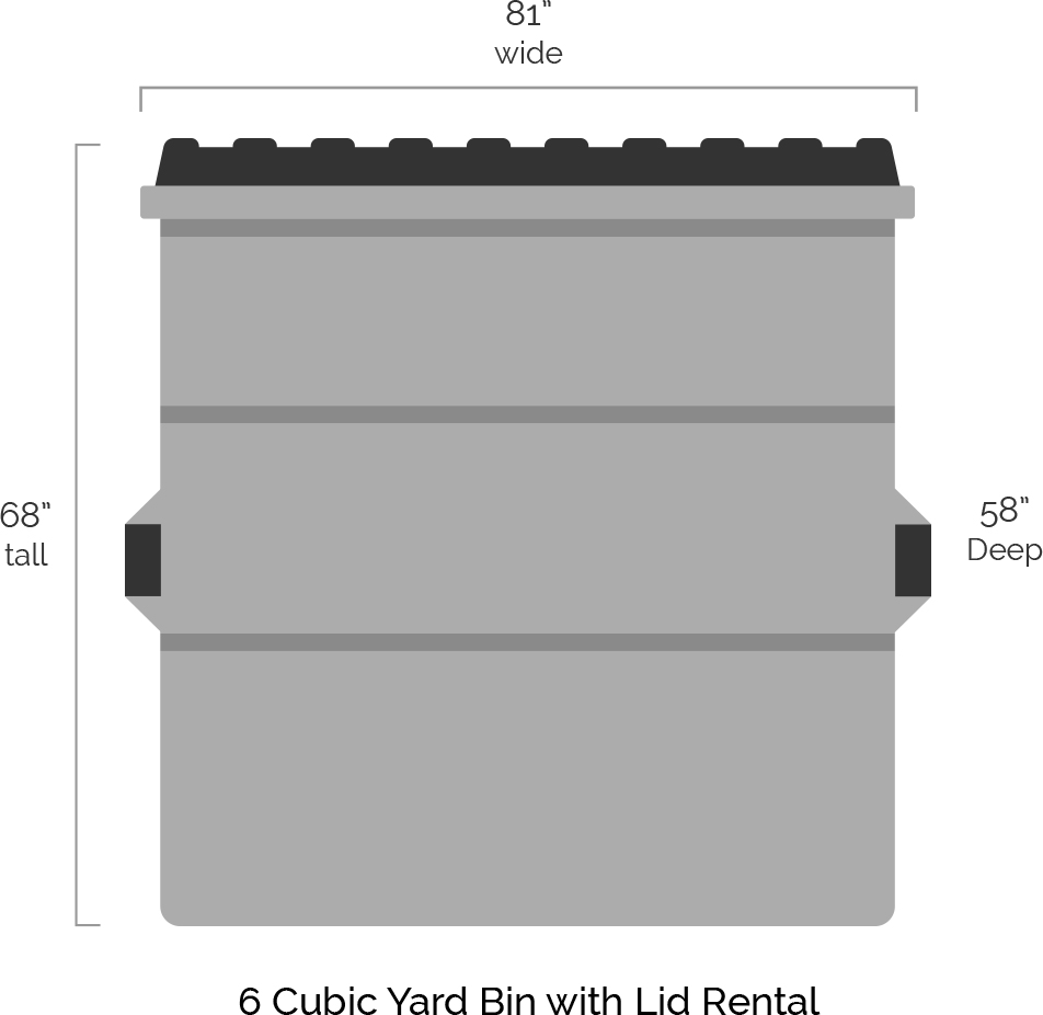 Cardboard 6 cubic bin