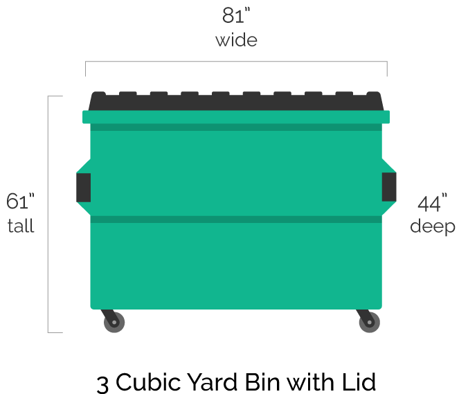 Food Collection 3 Cubic Bins
