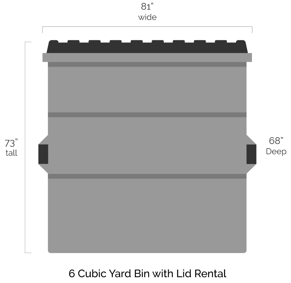 Cardboard 6 cubic bin